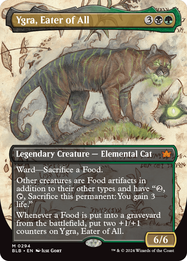 mtg ygra commander deck MTG Commander Deck EDH Deck Commander Ygra, Eater of All 100 Magic Cards  Custom Deck Bloomburrow Food main image 0