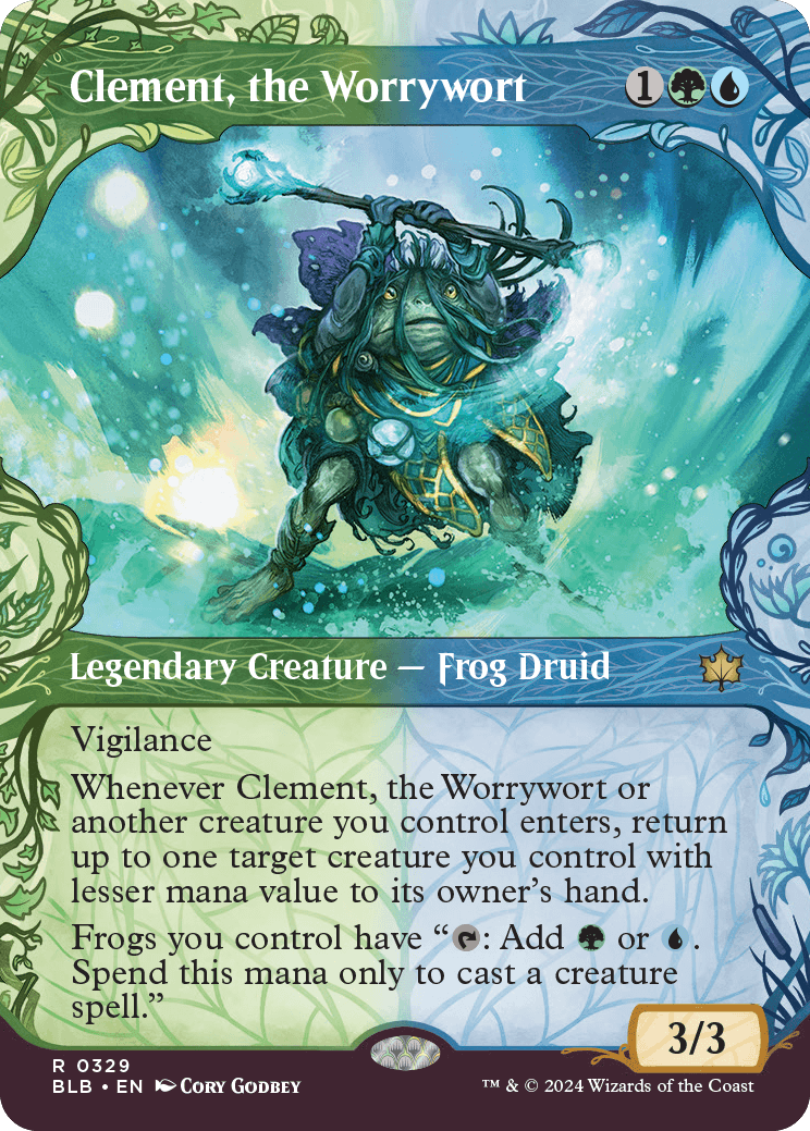 Clement, the Worrywort | Bloomburrow Variants Foil