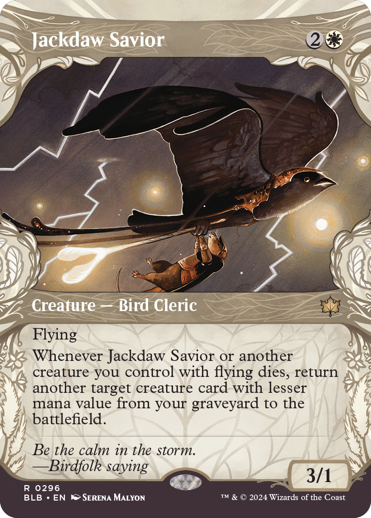 Jackdaw Savior | Bloomburrow Variants Foil | Standard | Card Kingdom