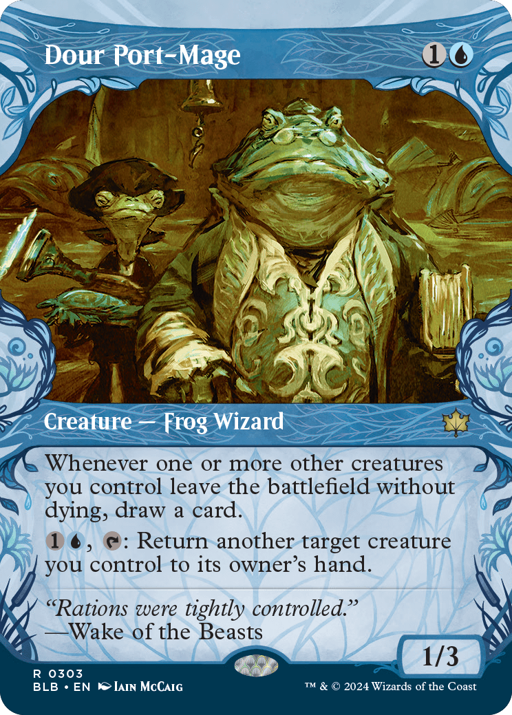 mtg bloomburrow showcase cards Mistbreath Elder (Showcase) [Bloomburrow] main image 1