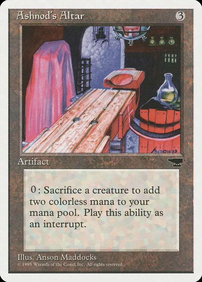 mtg cards like ashnod's altar Ashnods FOREIGN ** 50% Off $30+ ** Magic The Gathering Card - EMA All cards will be carefully packed for safe transit Is ashnod's altar still better