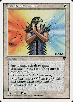mtg cards that grant indestructible Aura - Chronicles - Magic - Common - White Instant The 50 Best Indestructible-Granting Cards