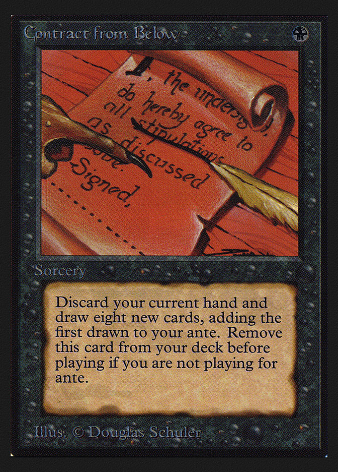 mtg ante cards Demonic Attorney Up the Ante | Heavy