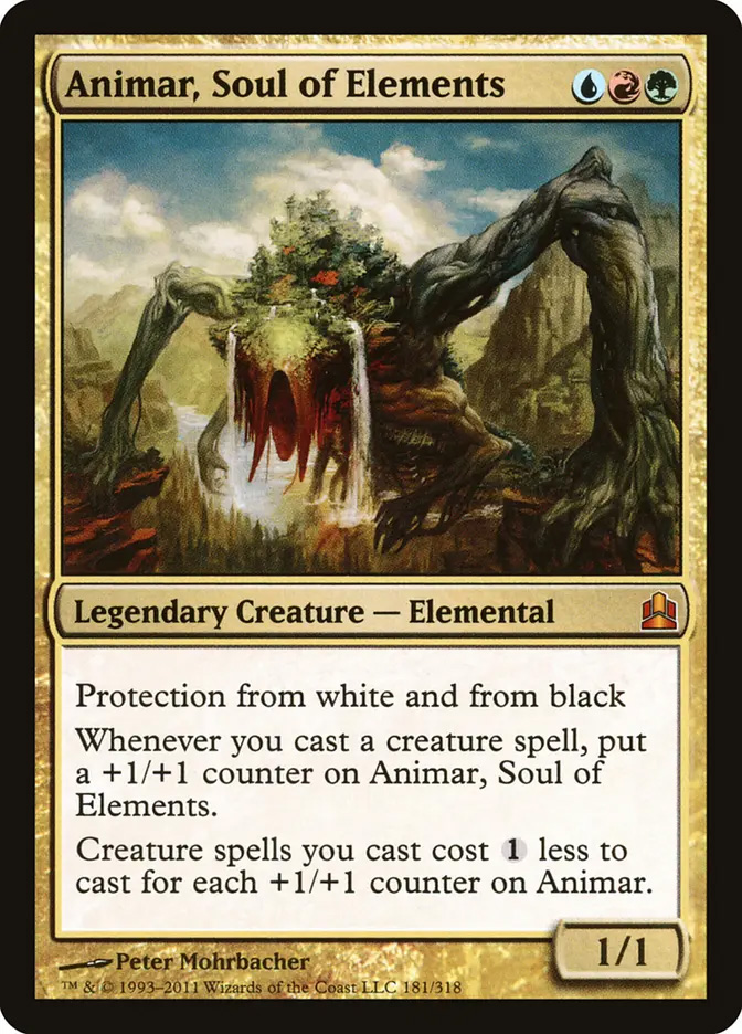 mtg animar commander deck Bionicle Magic The Gathering Proxy This is of Mythic Rare rarity Animar, Soul of Elements Deck