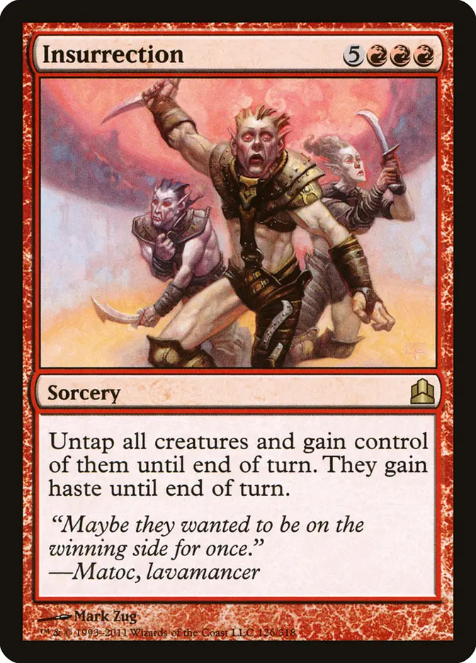 mtg cards like insurrection Similar cards to Insurrection (borderless)
