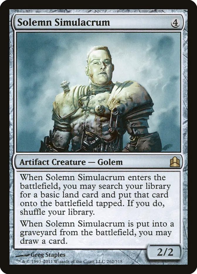 mtg cards like solemn simulacrum (0791)  Secret Lair Series (SLD) #791 then shuffle Magic the Gathering Commander Rare