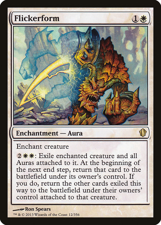 mtg flicker cards Magic: The Gathering - of Fate - Foil Return that card to the battlefield under its owners control at the beginning of the next end step Flickerform | Commander 2013 |