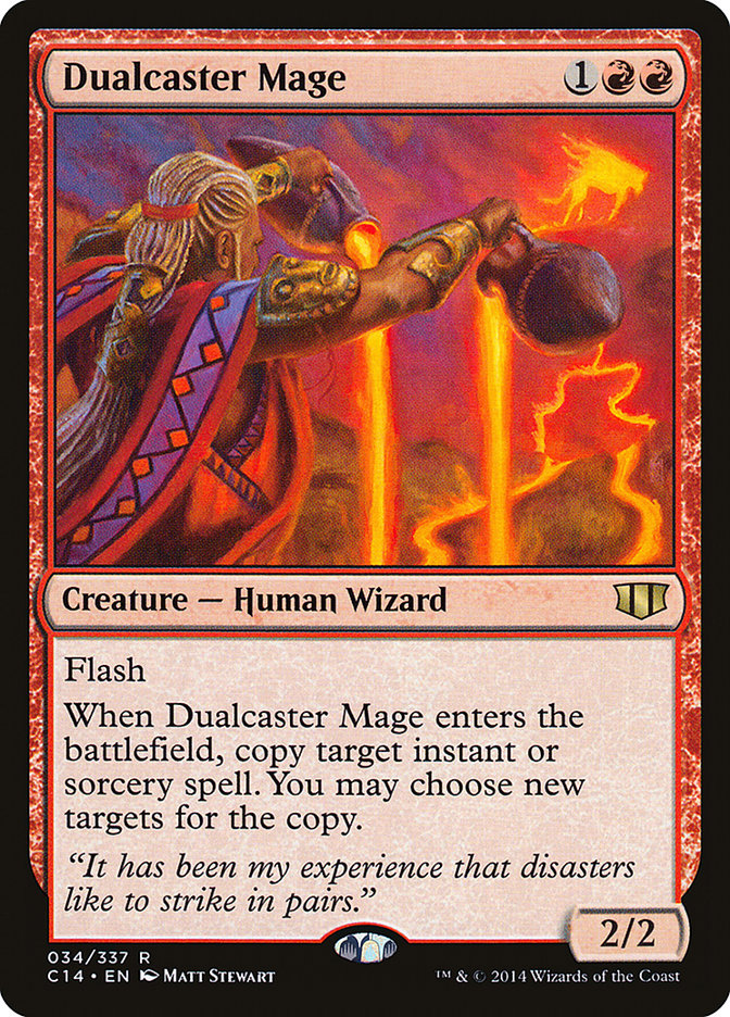 Dualcaster Mage [Commander 2014] Moderately Played