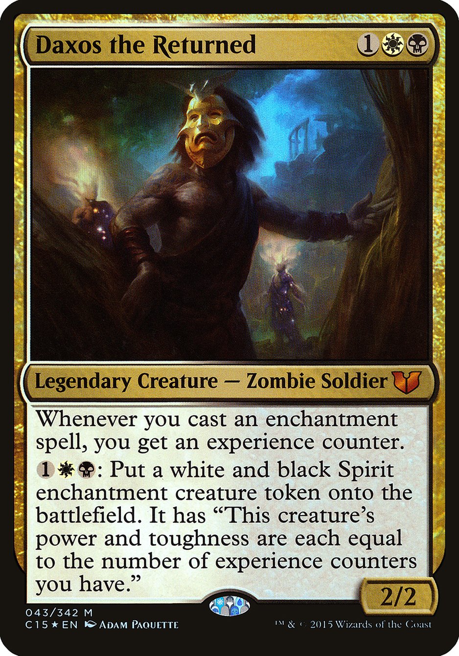 mtg daxos commander deck Daxos the Returned (foil) (oversized)
