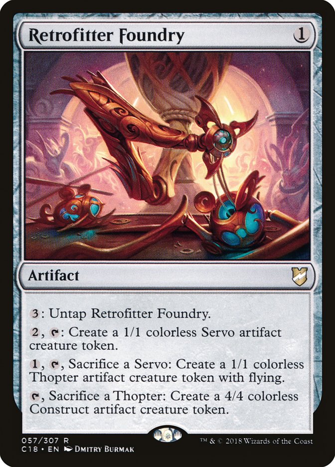 【MTG】改良式鋳造所/Retrofitter Foundry 3枚セット Retrofitter Foundry | Commander 2018 | Commander | Card Kingdom