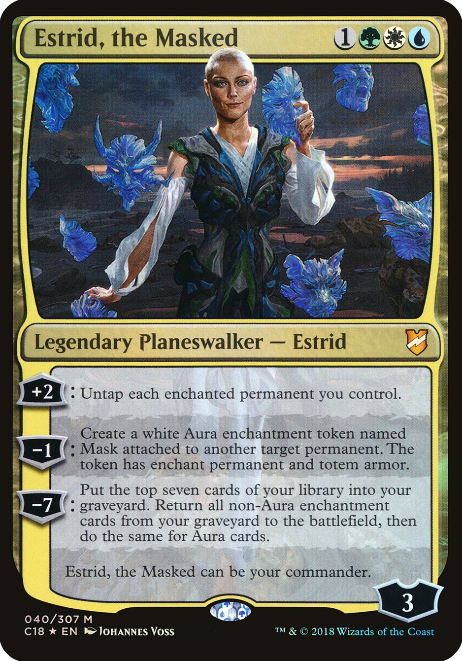 mtg estrid commander deck Amazon.com: Magic: The Gathering - Estrid, the Masked - Foil Your deck is built around a single legendary creature (the commander Estrid, the Masked Prices |