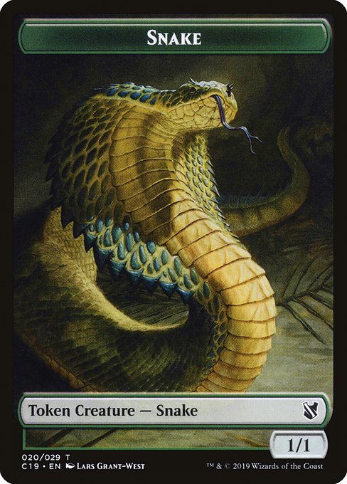 snake mtg cards Subtype: Snake, Colors: Green, 109 though none can recall any more than that. Subtype: snake, Colors: Black, 136