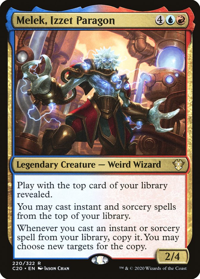 mtg melek izzet paragon commander deck Melek, [345] [Commander Masters] [Foil] – Face to Face Games Melek, Izzet Paragon #mtg #mtgfanart