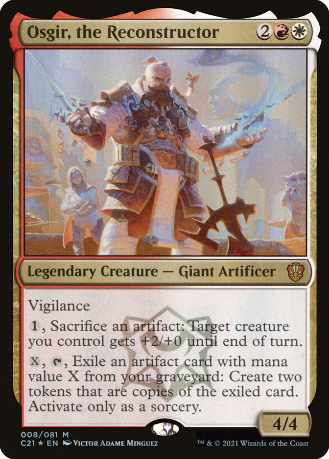 2021 mtg commander decks Eldraine Deck Remove the Commander Deck from its packaging Osgir, the Reconstructor | Commander
