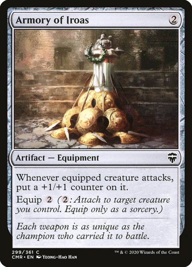 mtg iroas commander deck Armory of Iroas [Commander Legends] Damaged