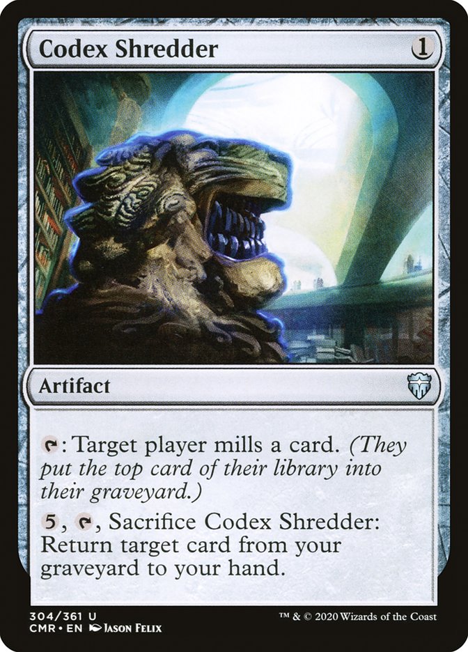 Codex Shredder | Commander Legends Foil | Commander | Card Kingdom