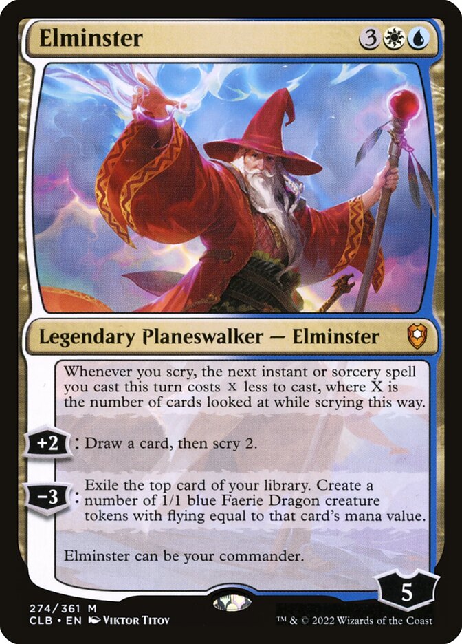 Elminster | Commander Legends: Battle for Baldur's Gate | Commander | Card  Kingdom