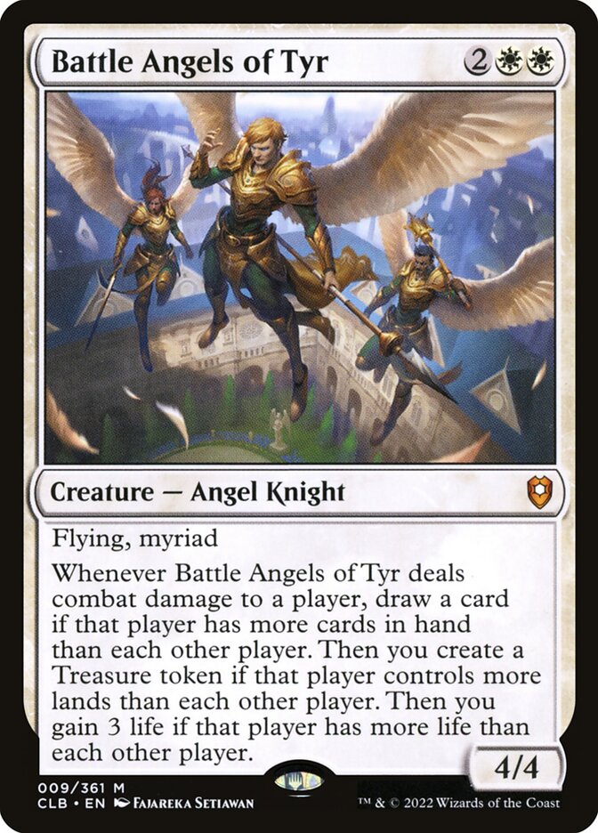 Battle Angels of Tyr | Commander Legends: Battle for Baldur's Gate Foil |  Commander | Card Kingdom