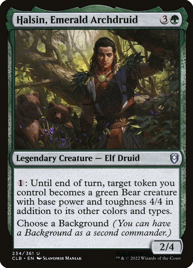 Halsin, Emerald Archdruid | Commander Legends: Battle for Baldur's Gate  Foil | Commander | Card Kingdom