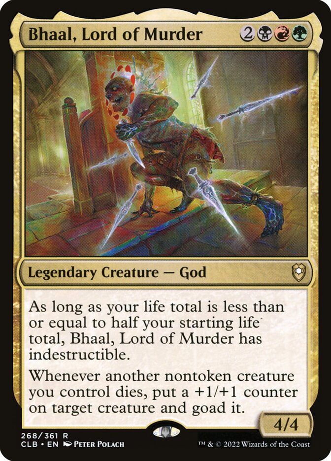 bhaal mtg card Bhaal, Lord of Murder please bookmark it Love this card and the