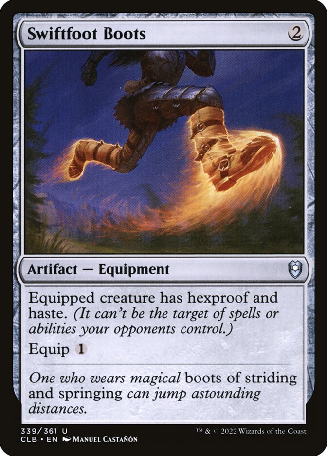 mtg cards like swiftfoot boots Foundations Collectors | Magic (It cant be the target of spells or abilities your opponents control  Building Commander on a