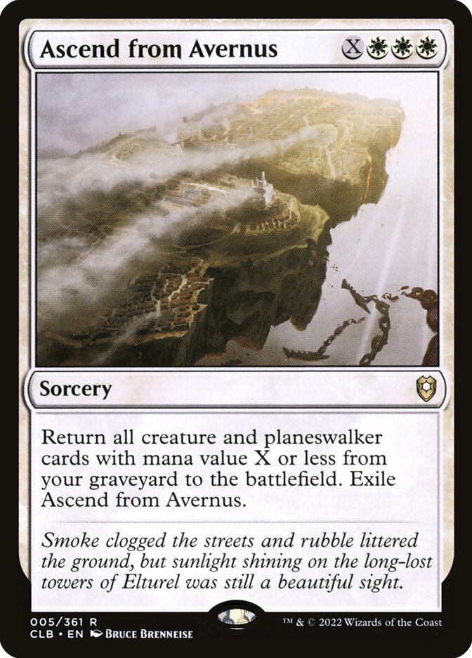 Ascend from Avernus | Commander Legends: Battle for Baldur's Gate Foil |  Commander | Card Kingdom