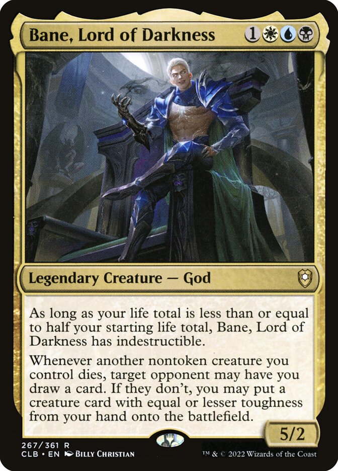 Carta Magic: The Gathering - Bhaal, Lord Of Murder (527) - Foil Grabado -  Baldur's Gate Bhaal Lord Of Murder 527