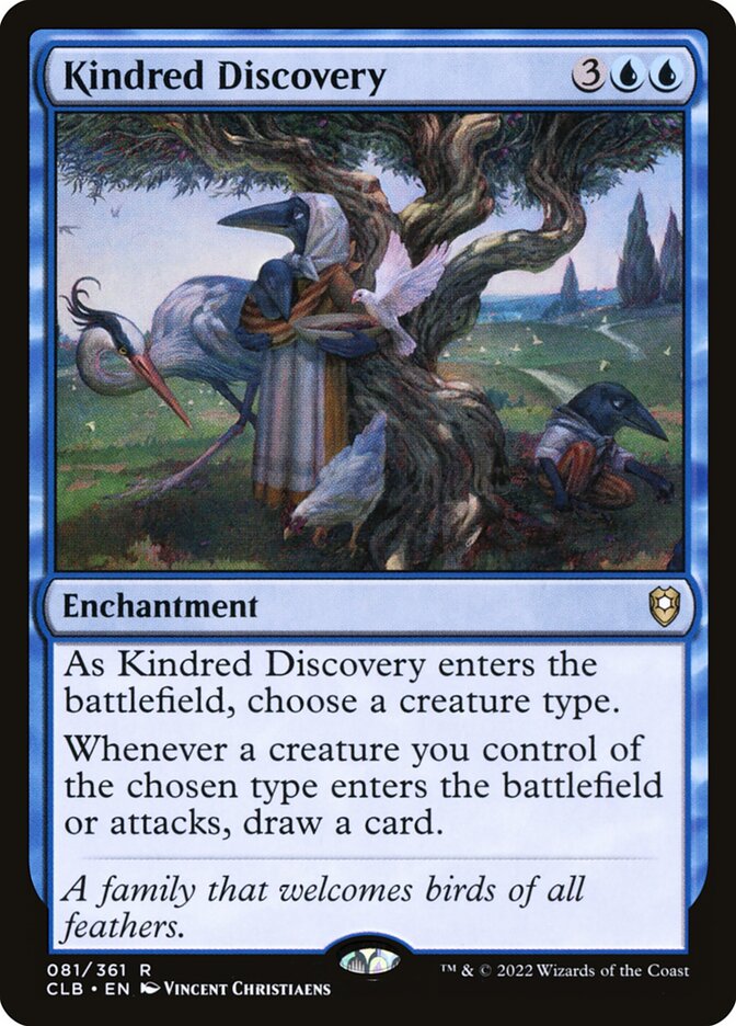 Kindred Discovery | Commander Legends: Battle for Baldur's Gate Foil |  Commander | Card Kingdom
