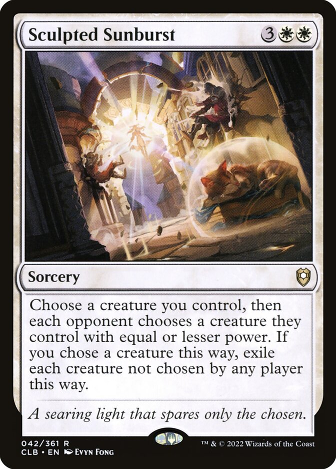 sunburst cards mtg Magic The Gathering - Solarion - Solarion Sculpted Sunburst | Commander Legends: