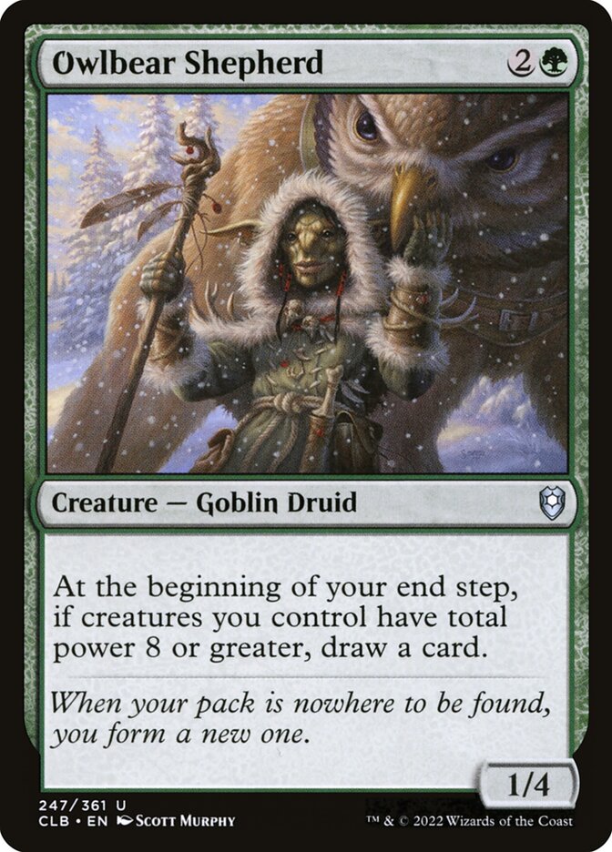 owlbear mtg card Casal, Lurkwood Pathfinder // Casal, Pathbreaker  Universes Within (SLX) | Many people believe a misguided wizard created the first owlbear Owlbear Shepherd[CLB] | hareruya