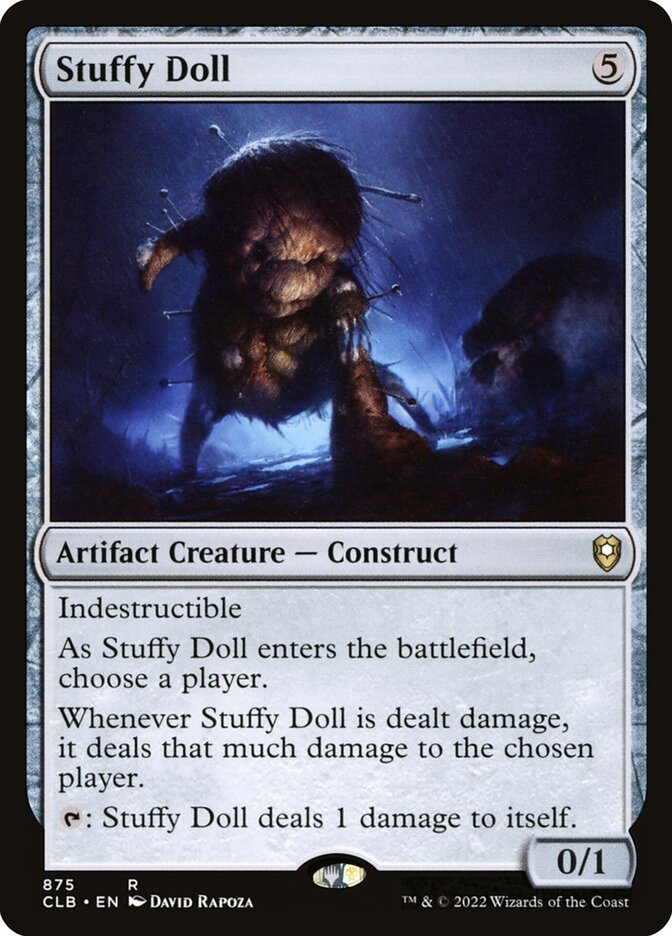 mtg stuffy doll commander deck Stuffy Doll : Rare : Battle For Baldur's Gate : Mint MTG Card