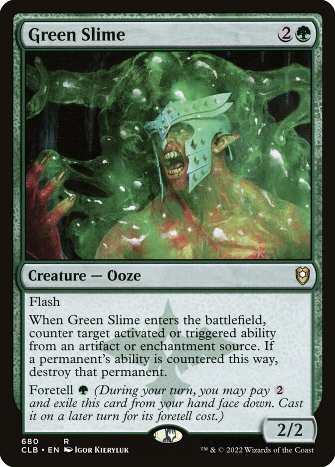 Green Slime | Commander Legends: Battle for Baldur's Gate | Commander | Card  Kingdom