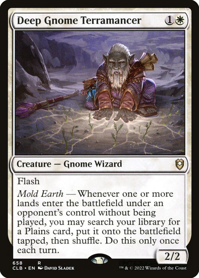 Deep Gnome Terramancer | Commander Legends: Battle for Baldur's Gate |  Commander | Card Kingdom