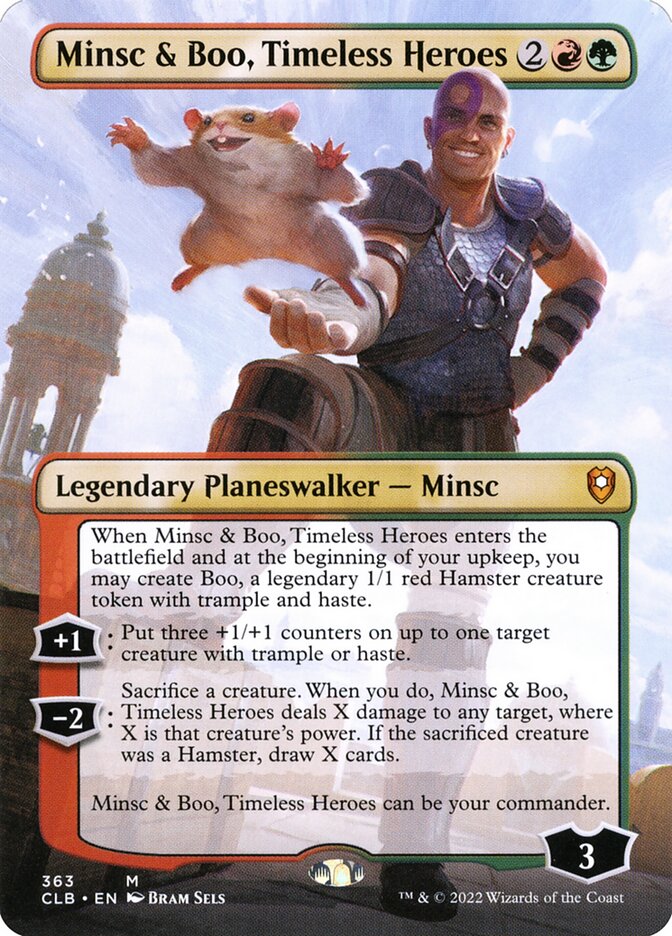 mtg minsc and boo commander deck Minsc & Boo, Timeless Heroes [Commander Legends: Battle for Baldur's G main image 0