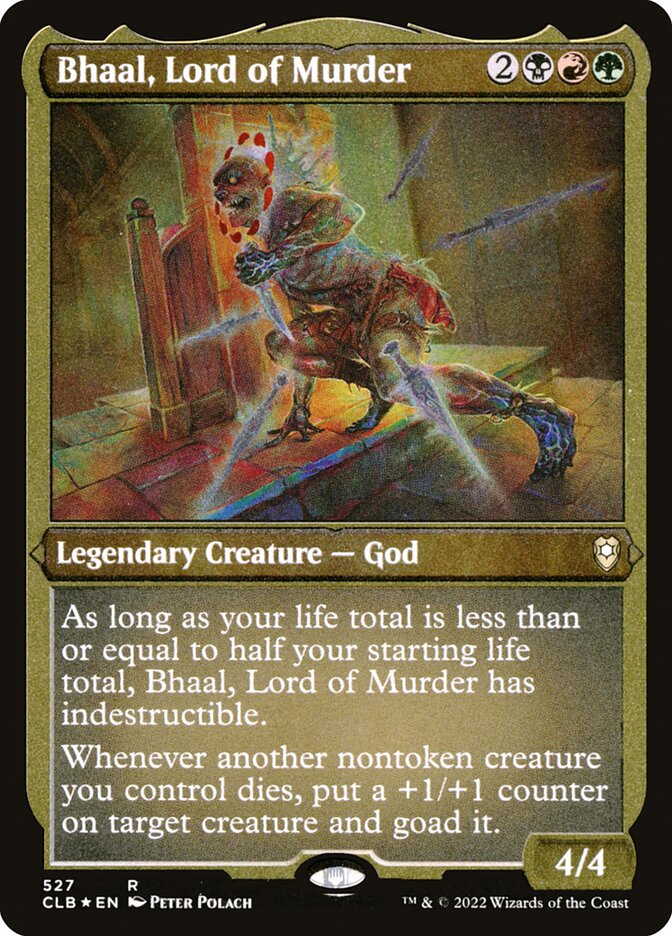 bhaal mtg card Bhaal, Lord of Murder (Then exile this card Bhaal, Lord of Murder (Showcase)