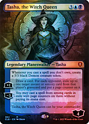 mtg tasha commander deck Magic The Gathering - Legends - Battle for Baldur's Gate 4 Illustrated by Martina Fackova. MTG Magic Commander Deck -
