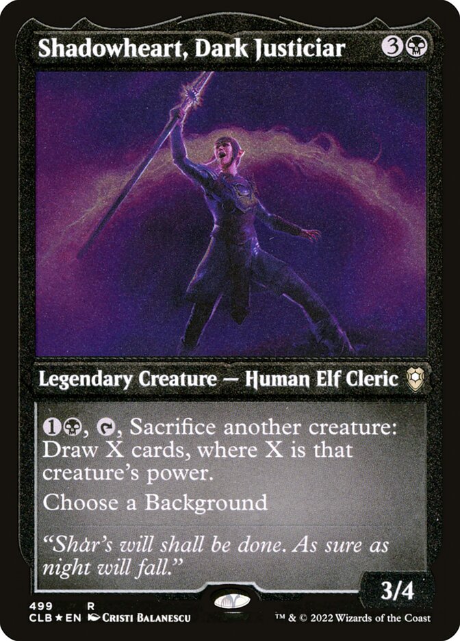 Shadowheart, Dark Justiciar | Commander Legends: Battle for Baldur's Gate  Variants | Commander | Card Kingdom