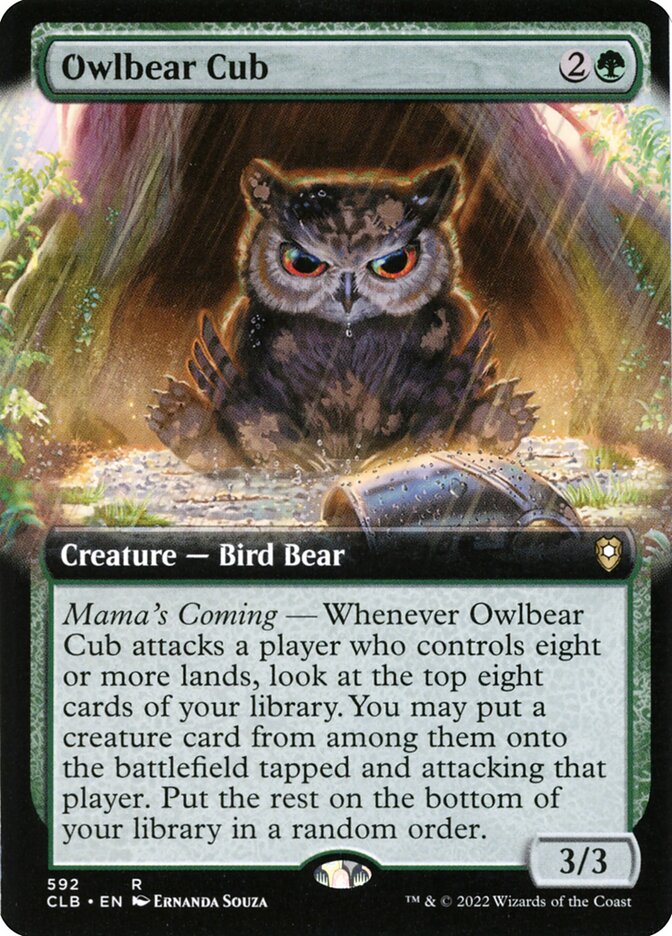 owlbear mtg card | Adventures in the Forgotten Realms | Pioneer Many people believe a misguided wizard created the first owlbear Magic The Gathering - Adventures