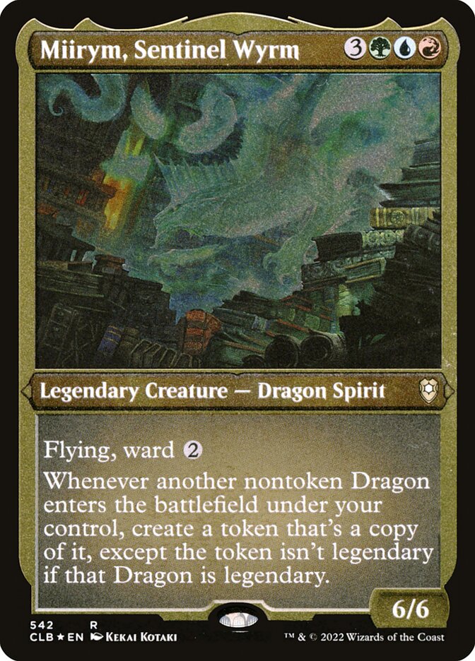 mtg miirym sentinel wyrm commander deck Amazon.com: Elite Commander Miirym Copy Dragons Deck - Temur - Red Blue  Green - EDH - Miirym, Sentinel Wyrm - 100 Card - Custom Magic The Gathering  Deck