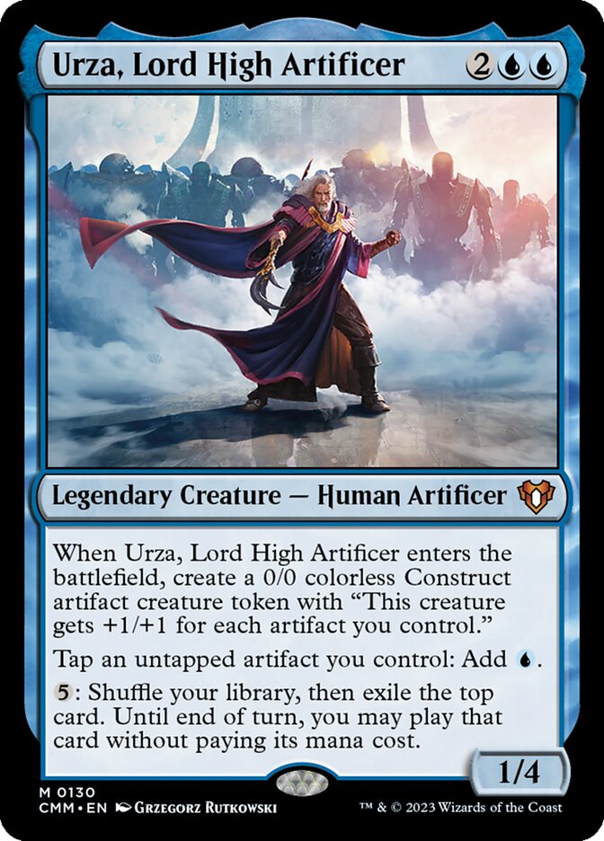 最高工匠卿、ウルザ/Urza, Lord High Artificer Urza, Lord High Artificer | Commander Masters Foil