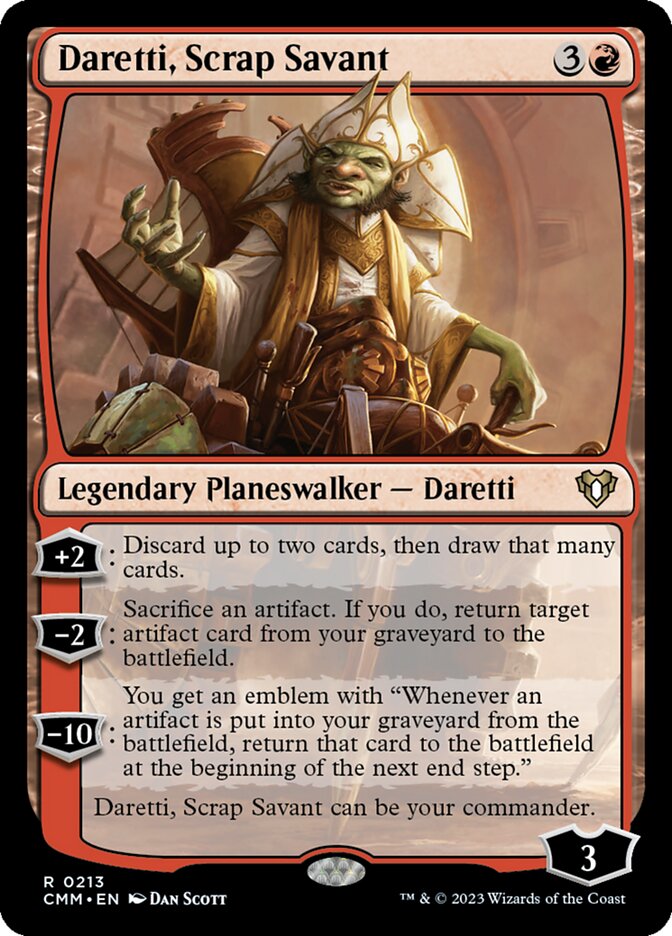 mtg daretti commander deck Grand Arbiter Augustin IV