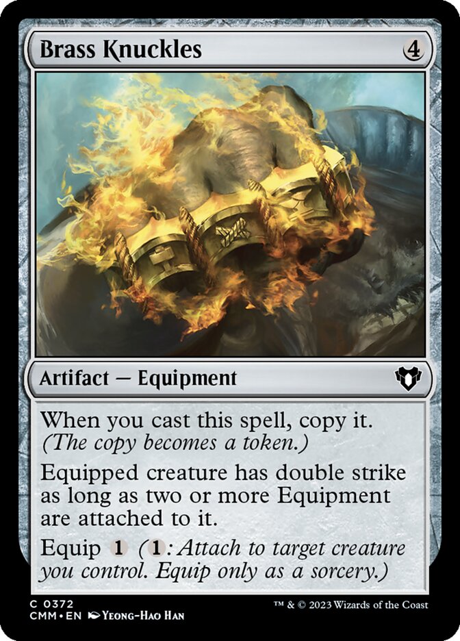 Brass Knuckles (CMM-372) - [Commander Masters] Moderately Played
