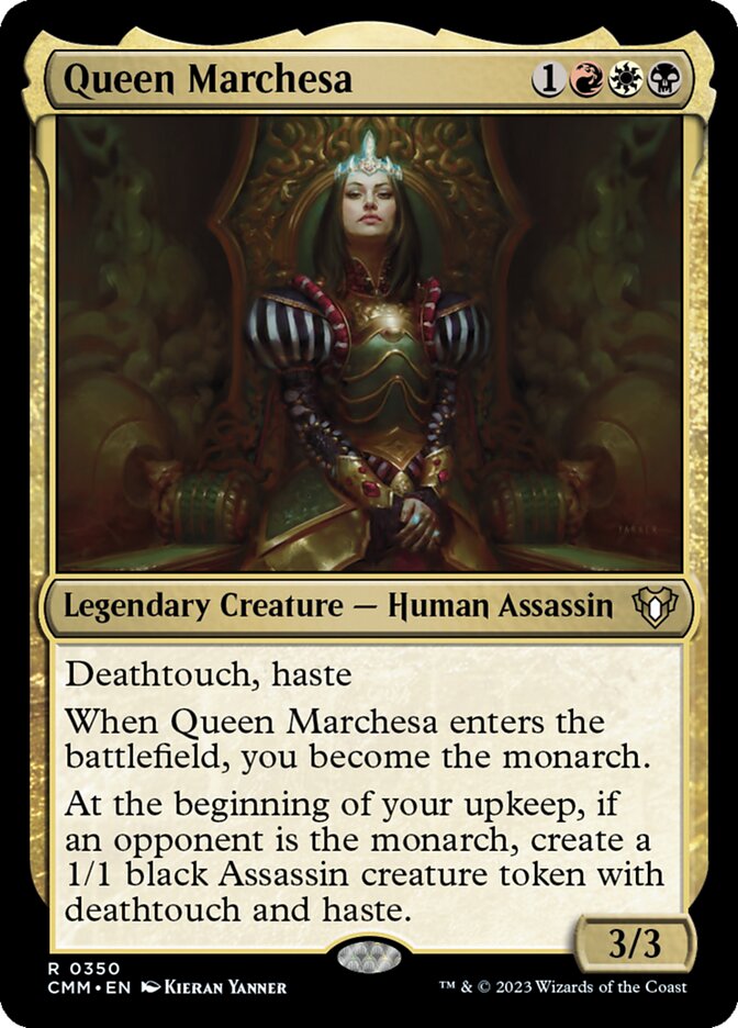 MTG CN2 Foil マルチェッサ女王/Queen Marchesa 日1枚 エッチングFOIL)マルチェッサ女王/Queen Marchesa《日本語》【CMR】