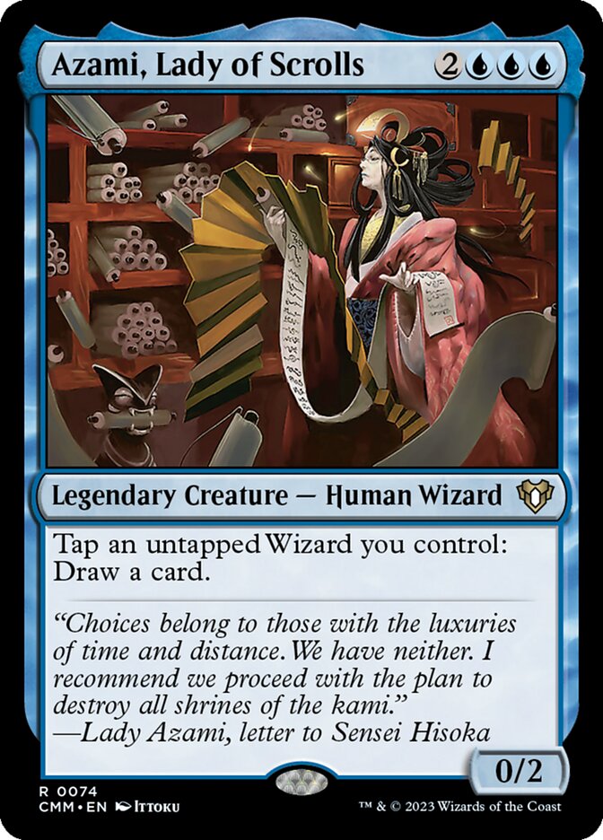 Azami, Lady of Scrolls | Commander Masters Foil | Commander | Card Kingdom