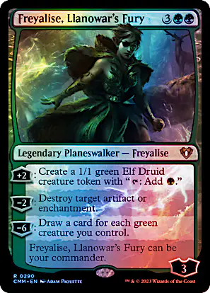 mtg freyalise commander deck Magic The Gathering - Masters Freyalise creates elves Freyalise precon deck wins with
