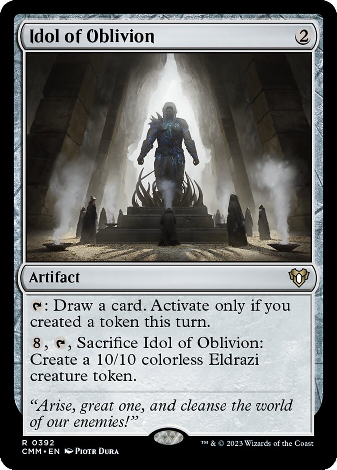 Magic: The Gathering - Idol Of Oblivion (Idolo Dell'Oblio) - Carta Singola Commander 2019 - Rara