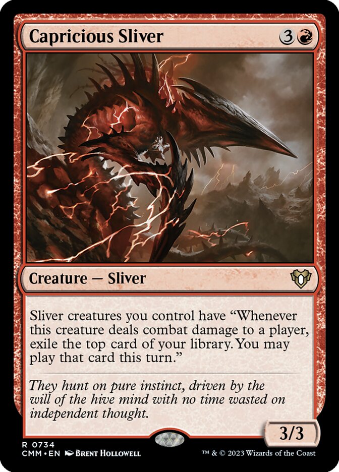 mtg commander masters sliver deck Magic The Gathering Commander Masters Commander Deck Sliver Swarm main image 0
