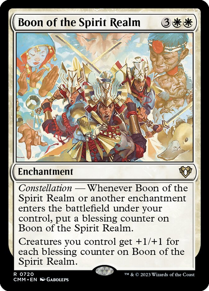 mtg card realm Boon of the Spirit Realm | Commander Masters | Commander