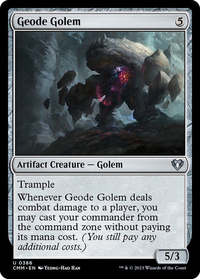 Geode Golem [Commander Masters] Heavily Played