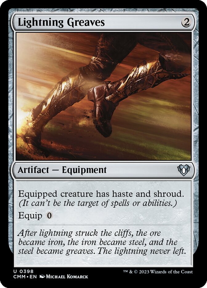 Lightning Greaves | Commander Masters Foil | Commander | Card Kingdom